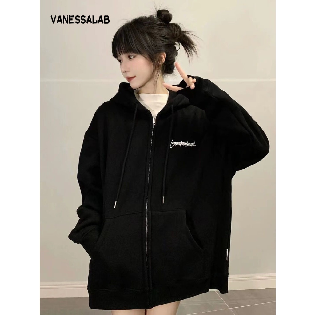 VanessaLab Áo Khoác hoodie áo khoác nữ zip hoodie comfortable Thanh lịch Thông thường Phong cách WWY2390WEI37Z230913