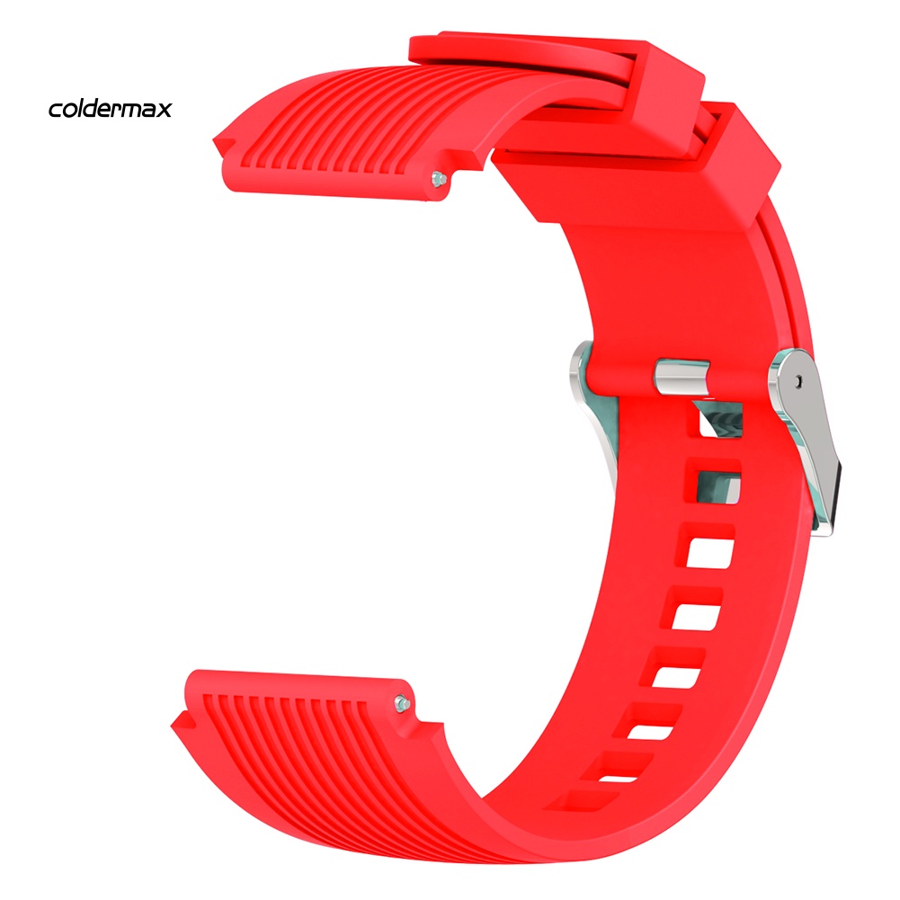 Dây Đeo Bằng silicone Khóa Kim Loại 20mm 22mm Cho Đồng Hồ Thông Minh samsung gear s4 s3 2 s380