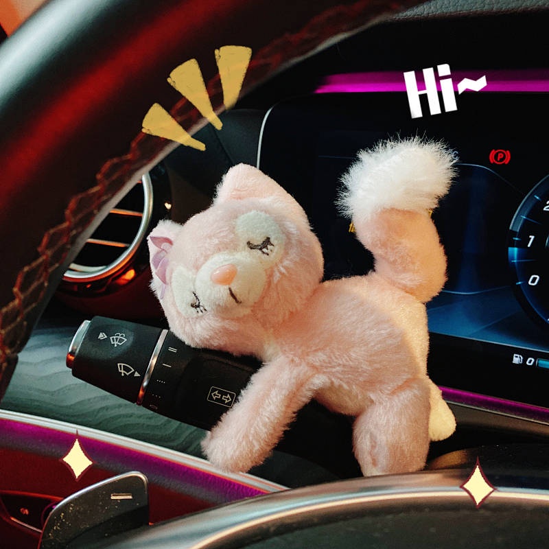 Car Small Ornaments Cute Cartoon Lady Plush Doll High-Grade Sense Car Interior Decoration Net Red Wiper vbHT