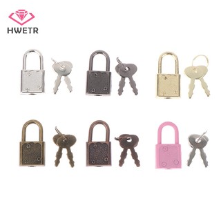 1 Bộ Ổ Khóa Hình Chữ Nhật Cho Hộp Trang Sức Nhật Ký Mới
