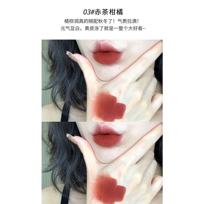 Son Môi Velvet Thiết Kế Hình Con Gấu Đáng Yêu, Dễ Thương, Màu Sắc Dễ Dùng, Lên Màu Chuẩn