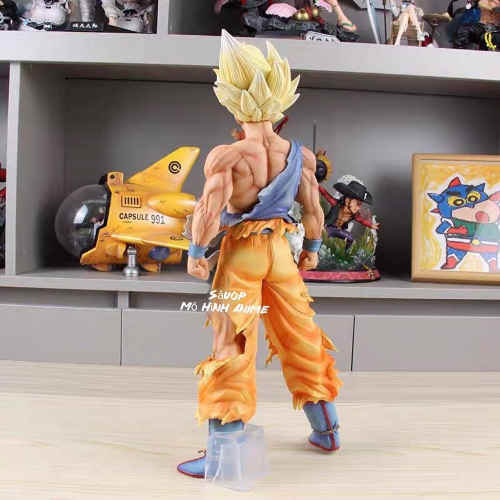 Mô hình Son Goku Namek 2 đầu 2 thân thay thế cao cấp cao 42cm hàng mới nhất  SẴN HÀNG