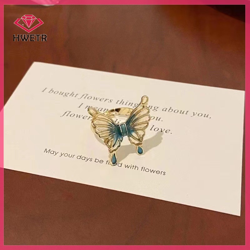 Vòng Tay Hở Hình Bướm Màu Xanh Lá Phong Cách Trung Hoa Cổ Điển Thời Trang Cho Nữ Mới