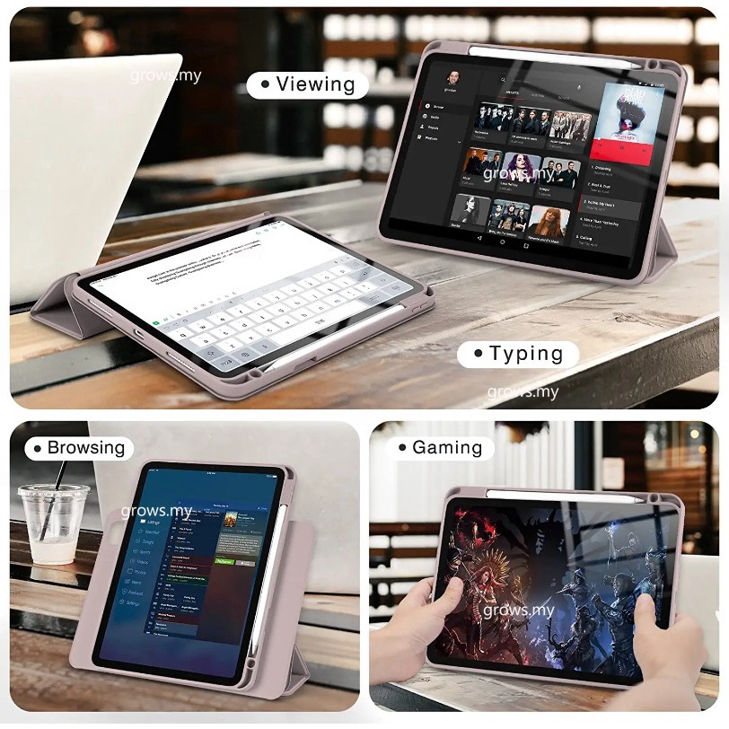 Bao Da Máy Tính Bảng Bảo Vệ 360 Độ Cho redmi pad 10.61 "2022° Bao Da Máy Tính Bảng Kèm Móc Xỏ Ngón Nam Châm Cho xiaomi 6 pro 11 "2023 mi pad 5 pro Ốp