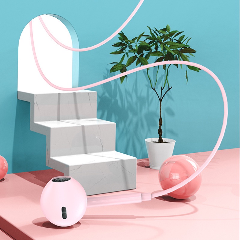 Tai Nghe Nhét Tai u19 Màu macaron Có Dây jack 3.5mm