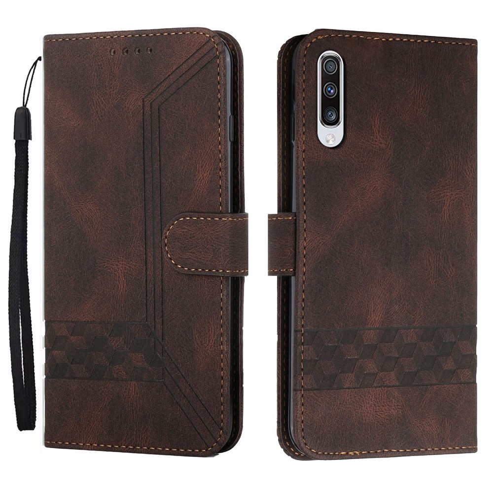 Samsung A50 A70 A51 A71 A50s A31 A30 A30s A20s A11 A10s A10 m11 m10 Bao Da Điện Thoại Kiểu Ví Gập Nam Châm Có Ngăn Thẻ & Dây