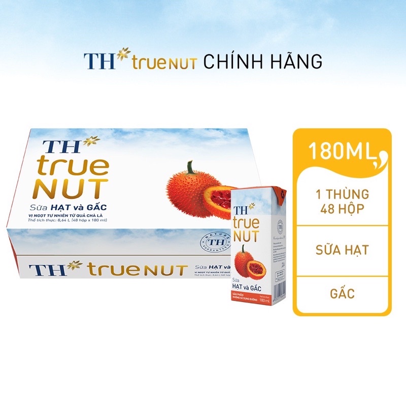 Thùng 48 hộp sữa hạt TH TRUE NUT