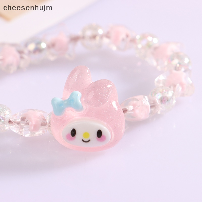 Vòng Tay Đồ Chơi Hoạt Hình cs cinnamoroll kuromi my melody Dễ Thương Pha Lê Làm Quà Sinh Nhật Cho Bé Gái vn