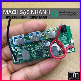 Mạch Sạc Dự Phòng Sạc Nhanh QC 3.0 IP5328