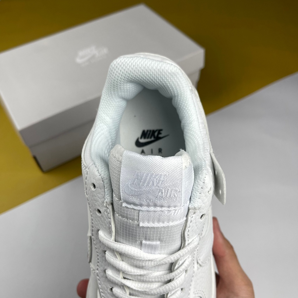 Giày AF1 Shadow Triple White, AF1 Shadow Trắng Full - Than.Shoes