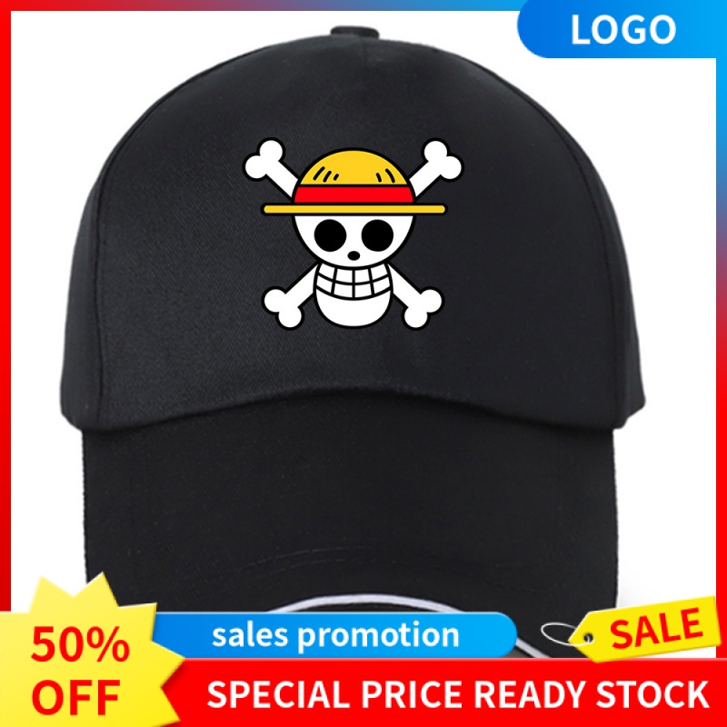 Mũ Lưỡi Trai In Hình One Piece Luffy Thoáng Khí Thoải Mái Cho Nam
