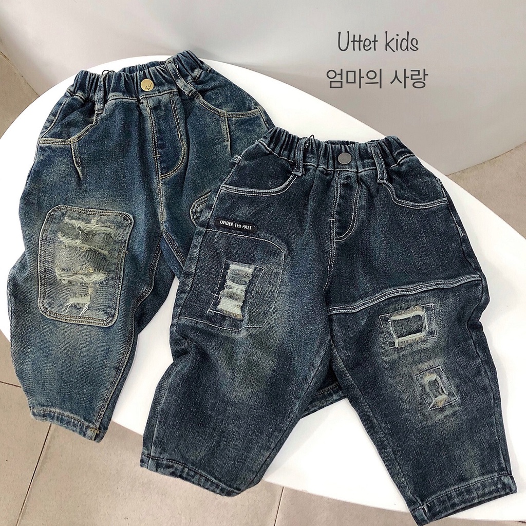 QUẦN JEAN MỀM VÀ CO GIÃN NHẸ CHO BÉ GÁI VÀ BÉ TRAI PHONG CÁCH HÀN QUỐC