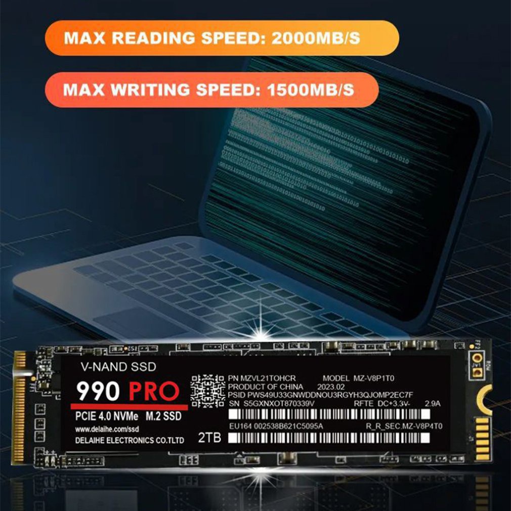 Đĩa Cứng ssd Vĩnh Cửu Cho Máy Tính samsung 990 pro ssd 2tb 1tb m2 2280 gen 4.0X4 nvme 2.0