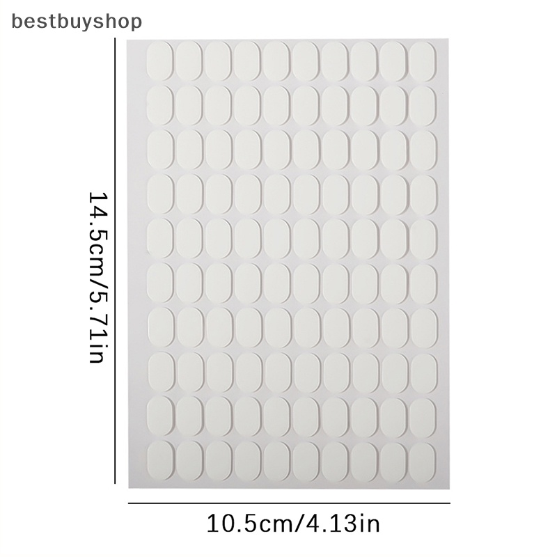 Bộ 100 Băng Keo Hai Mặt Bằng acrylic Trong Suốt Dùng Cho Trưng Bày Móng Tay Mới