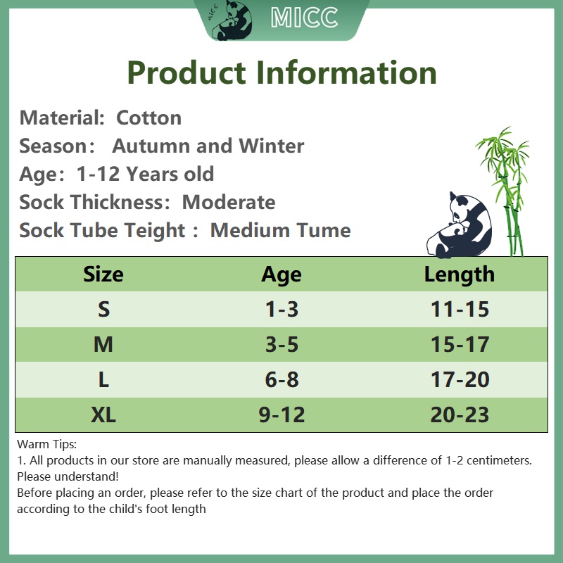 Set 5 Đôi Vớ cotton Mềm Giữ Ấm Mùa Giáng Sinh / Năm Mới Cho Bé Trai Và Bé Gái