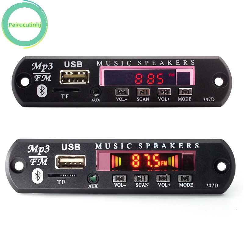 Bảng Mạch Khuếch Đại Tín Hiệu radio fm parucutin 5.0 mp3 usb 3.5 mm aux Cho Xe Hơi vn