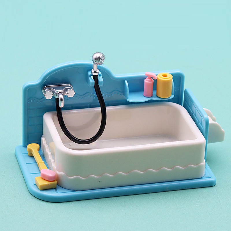 Bộ Mô Hình toilet mini Trang Trí Nhà Cửa