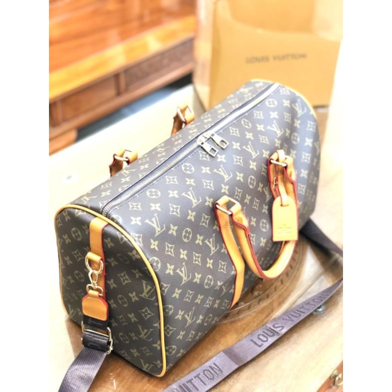 Túi trống du lịch LV hàng QCCC full logo hãng