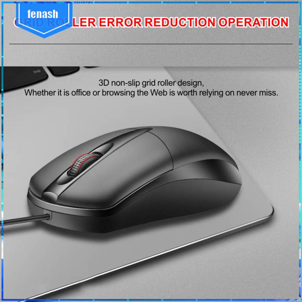 Chuột Quang Chơi game 1000Dpi 3 Nút Bấm Có Đèn led Kết Nối usb Cho pc / laptop