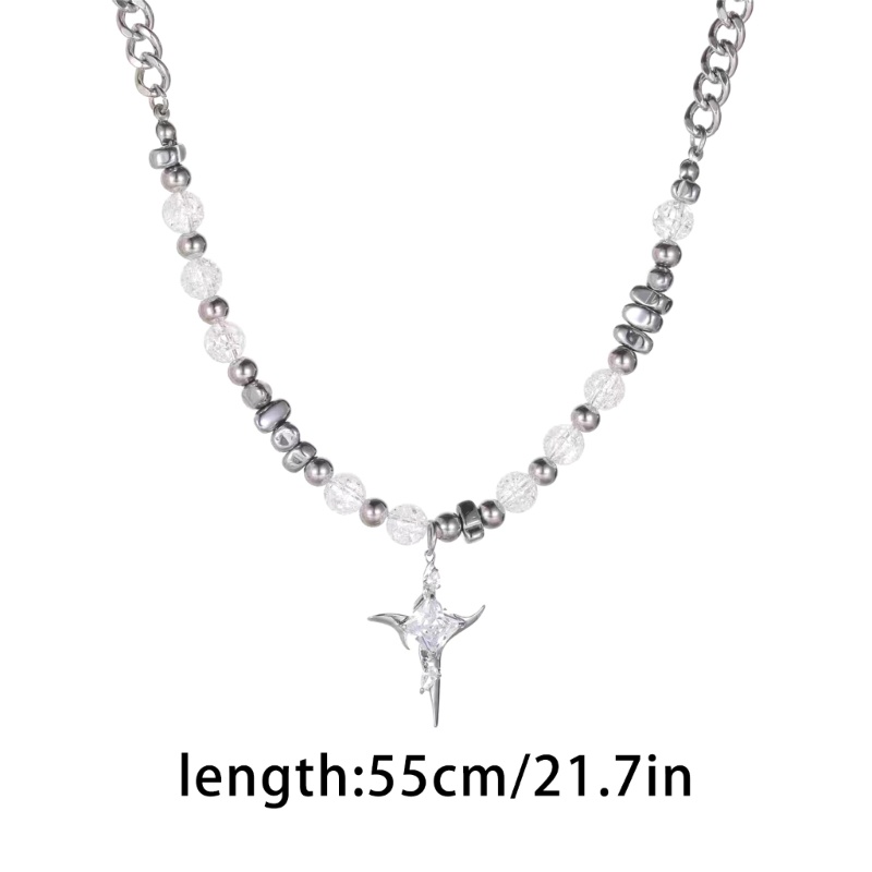 Vòng Cổ choker Mặt Thánh Giá Và Ngôi Sao Thời Trang Cho Nữ