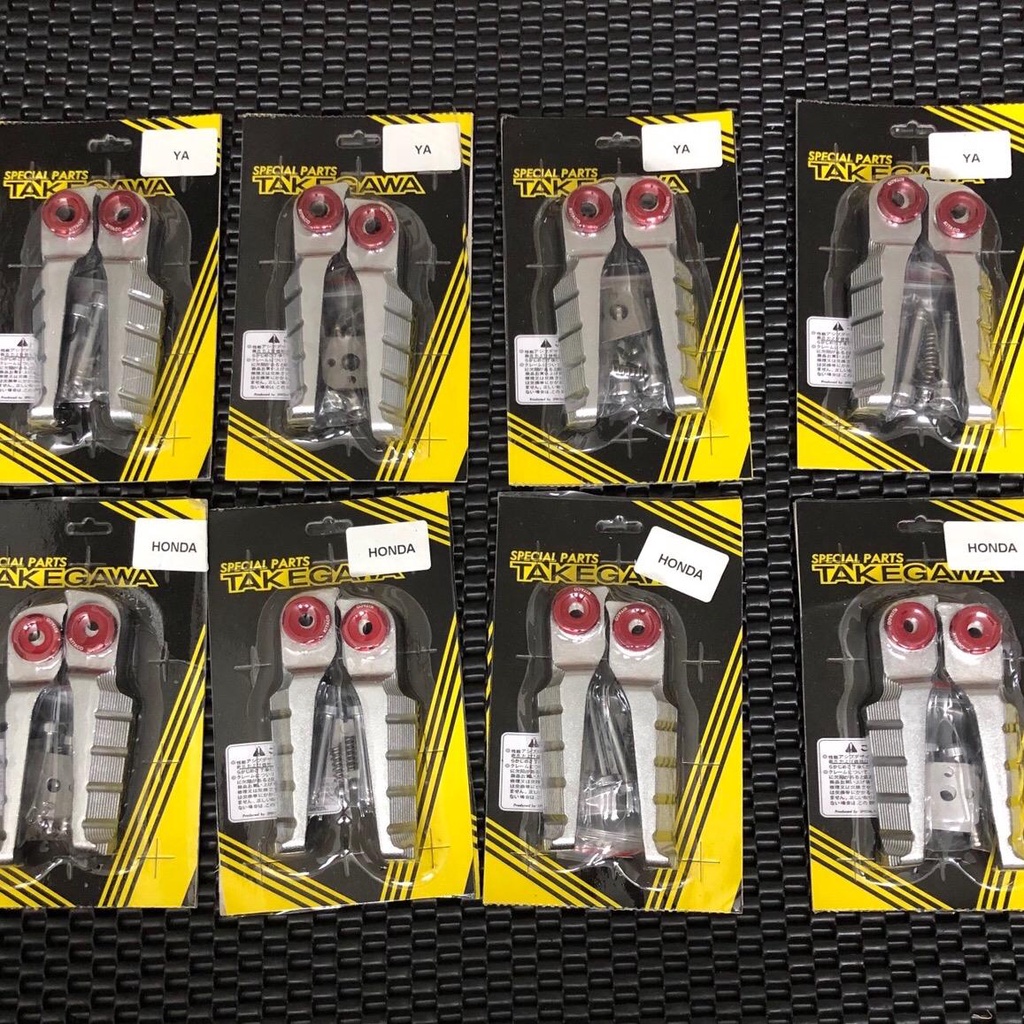 Gác Chân Nhôm Takegawa MS2 Đúc Tặng Kèm Chốt Sỏ Và Long đền Kitaco gắng các dòng xe Honda và Yamaha