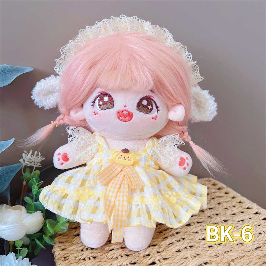 Đây là quần áo Búp Bê Vải cotton 20cm Phong Cách lolita Dễ Thương
