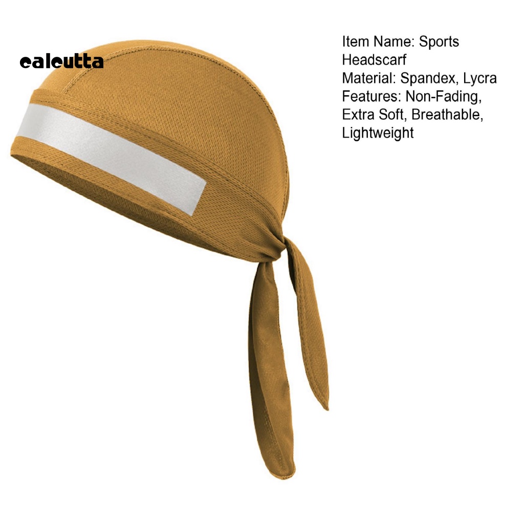 Khăn Trùm Đầu Thể Thao bandana Dây Đai Phản Quang Thoáng Khí Mềm Thấm Hút Mồ Hôi Thoáng Khí Cho Chạy Bộ Và Cưỡi Ngựa Nam Á Á Á Ánh Kim