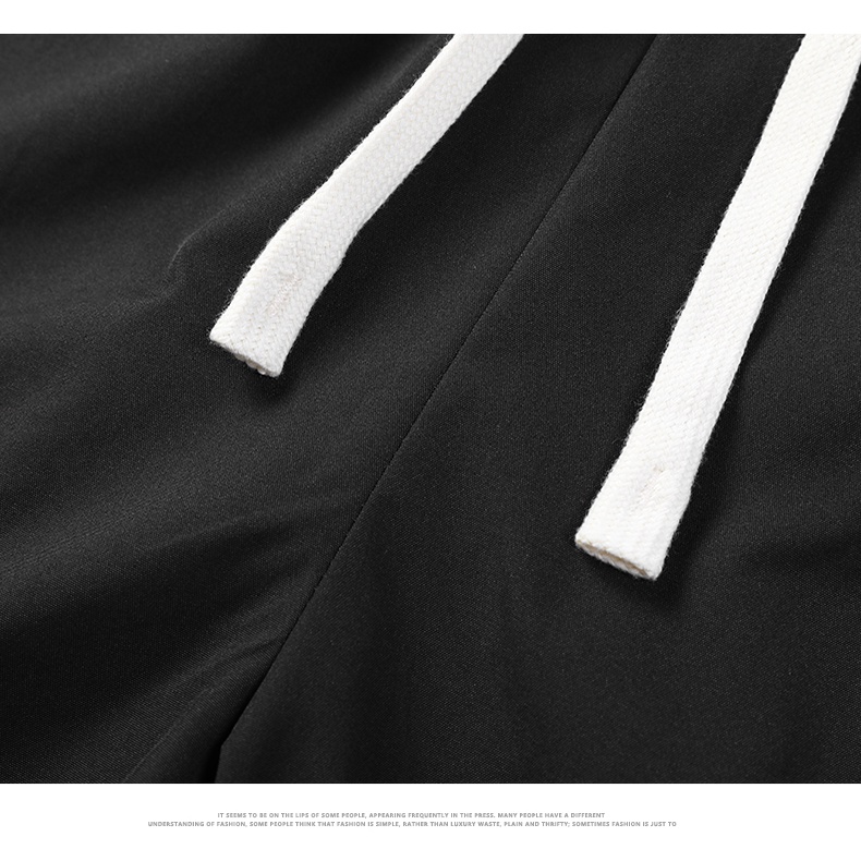 Quần Dài Lưng Cao Dáng Rộng Phong Cách Thể Thao Thời Trang Mùa Hè Cho Nam