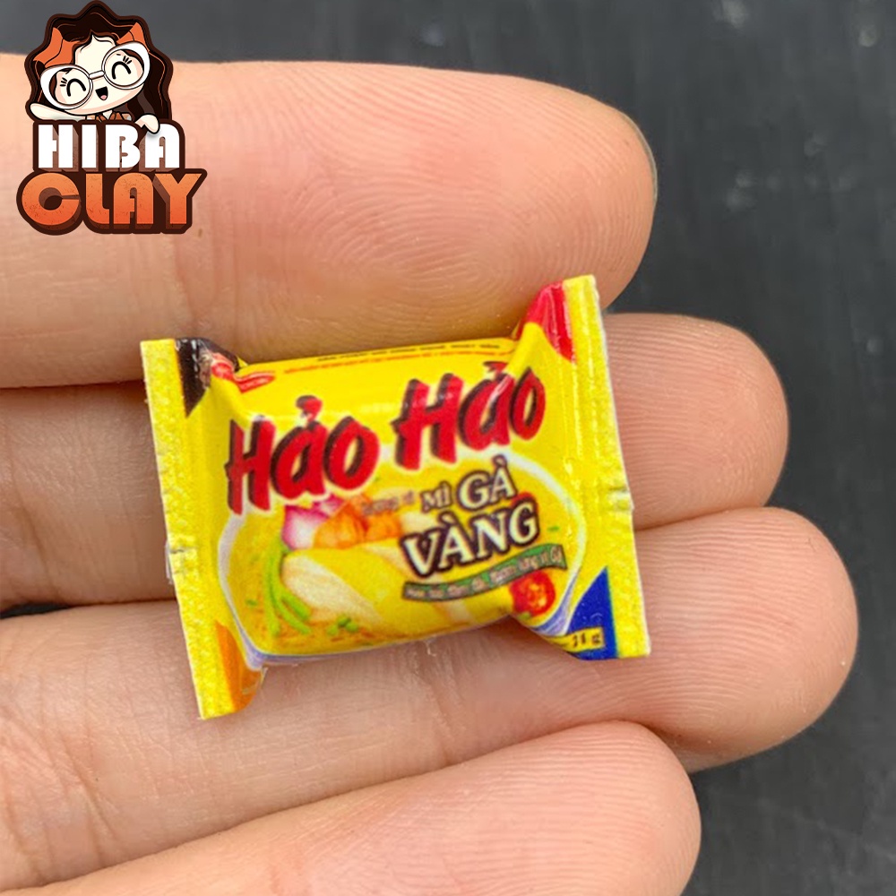 Mô hình mì Tôm Hảo Hảo Minifood trang trí mô hình, đồ ăn mini mô hình cho búp bê DIY