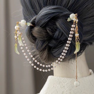 Trâm cài tóc tua rua phong cách hanfu cổ điển 10.6