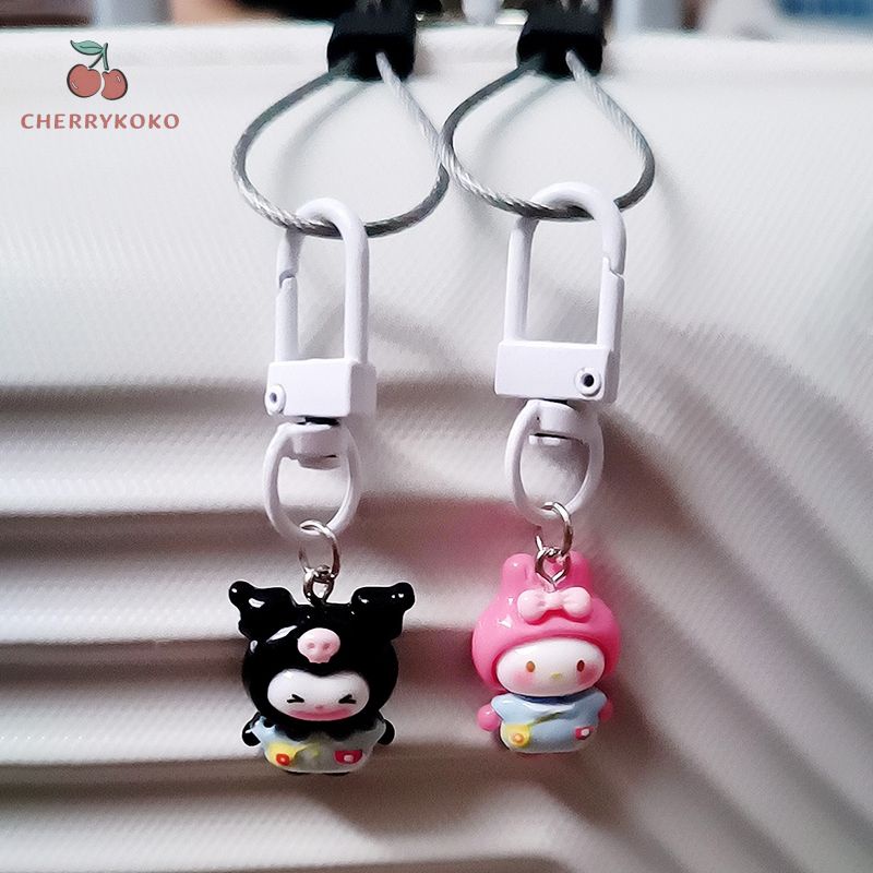 🍒🍒Cherrykoko Móc Chìa Khóa Hình Mèo Sanrio My Melody Kitty Dễ Thương Mới