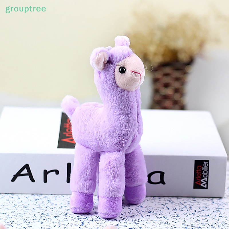 Đồ Chơi Thú Nhồi Bông Hình Lạc Đà alpaca llama Cỏ Nhồi Bông Nhỏ Dễ Thương Làm Quà Tặng Giáng Sinh Cho Bé prta