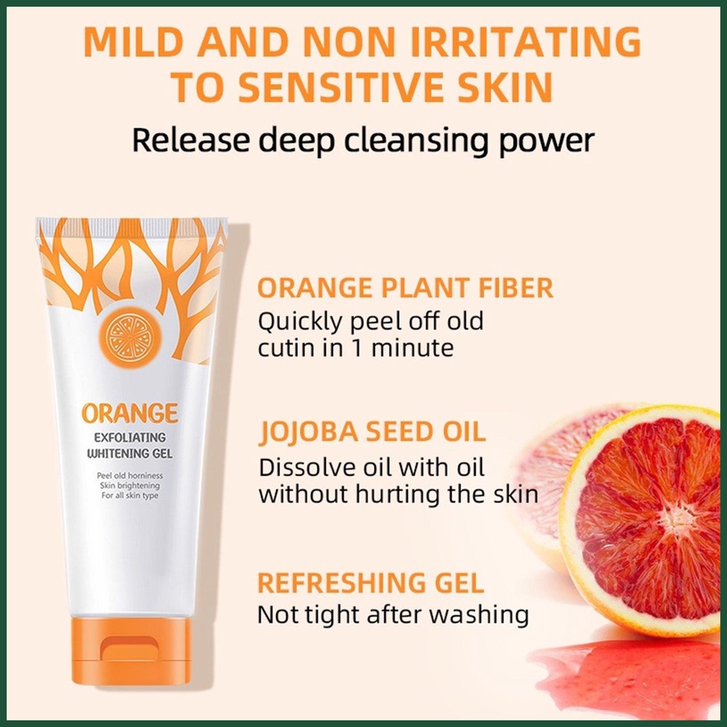 Gel Cam Tẩy Tế Bào Chết Dưỡng Ẩm Làm Trắng Da