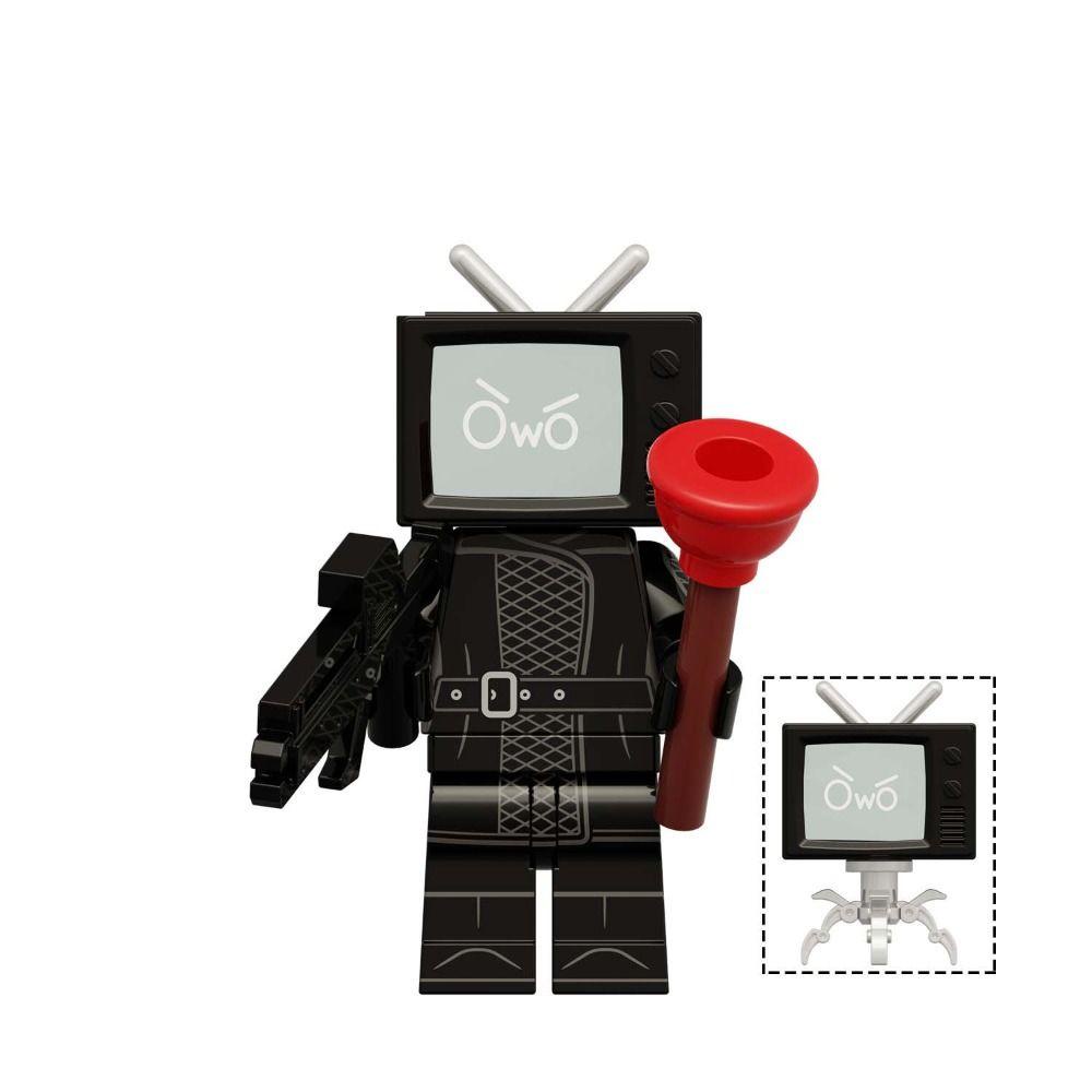 Perry Bộ Đồ Chơi Lắp Ráp Mô Hình toilet Người Đàn Ông titan tv cameraman