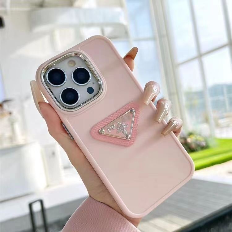 Ốp Điện Thoại Màu Hồng Trơn Đơn Giản Cho iphone 15 14 13 12 11promax 11 xr ix