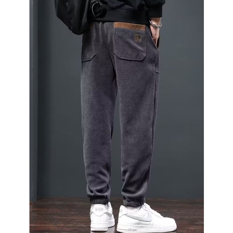 Quần Thể Thao cotton Nhung Dày Dặn Thoáng Khí Phong Cách Châu Âu Mới Cho Nam