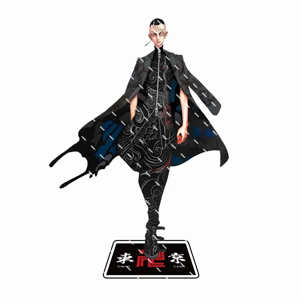 Mô hình Standee Anime Figure Haitani Ran Cosplay Tokyo Revengers 7 Phụ kiện trang trí để bàn góc học tập