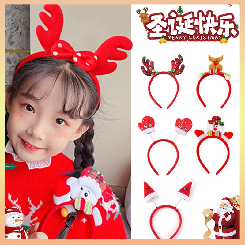 Kẹp Tóc Phong Cách Giáng Sinh Đáng Yêu Cho Bé