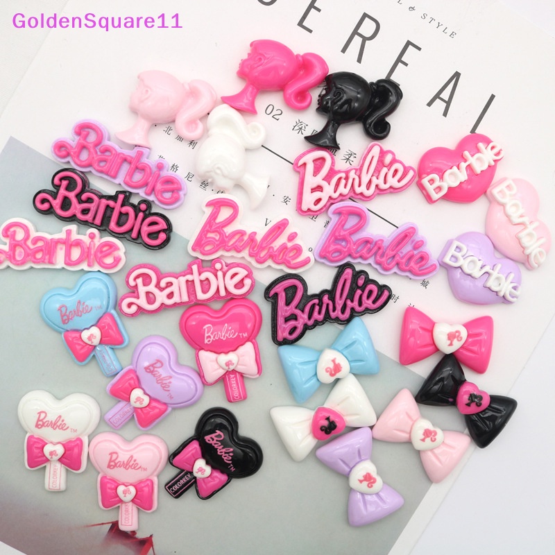 Set 3 / 4 / 6 Móng Tay Giả Bằng resin Thân Thiện Với Môi Trường Màu Hồng 3d Trang Trí Móng Tay / Điện Thoại diy vn