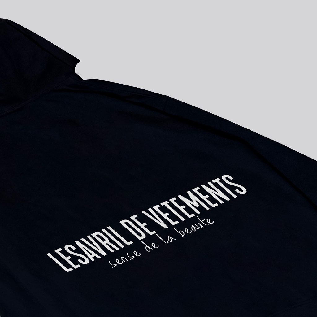 Áo khoác nỉ Hoodie Lesavril de Vetements SDLB - Black