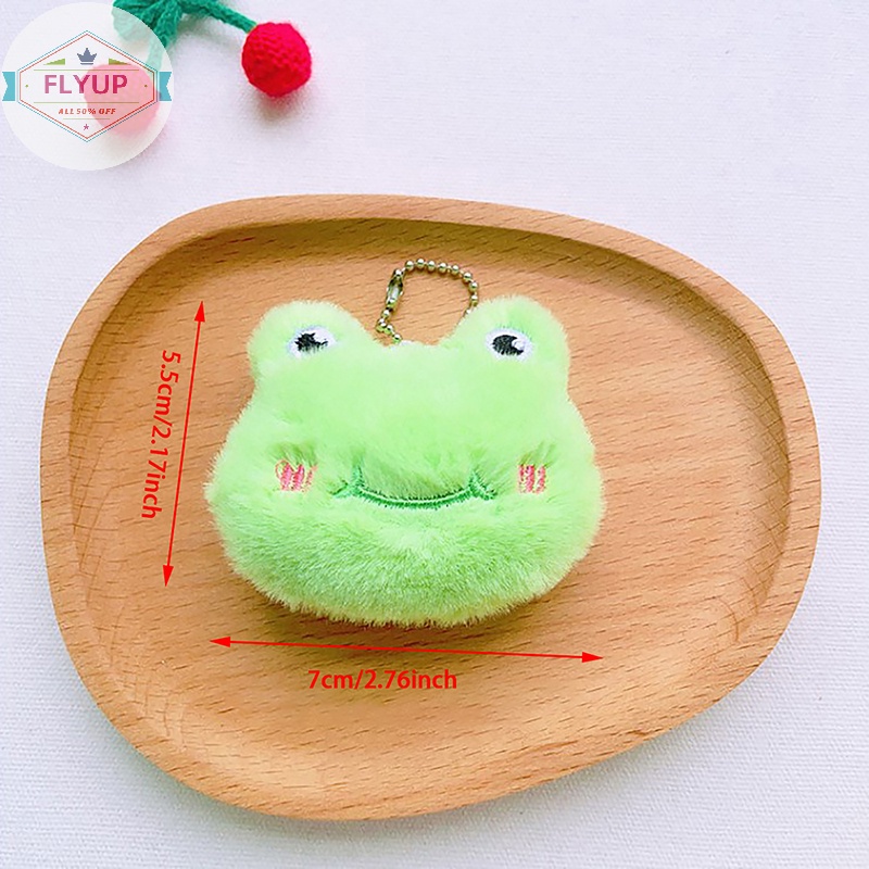 Flyup Móc Chìa Khóa Hình Thú Nhồi Bông Mềm Mại Đáng Yêu