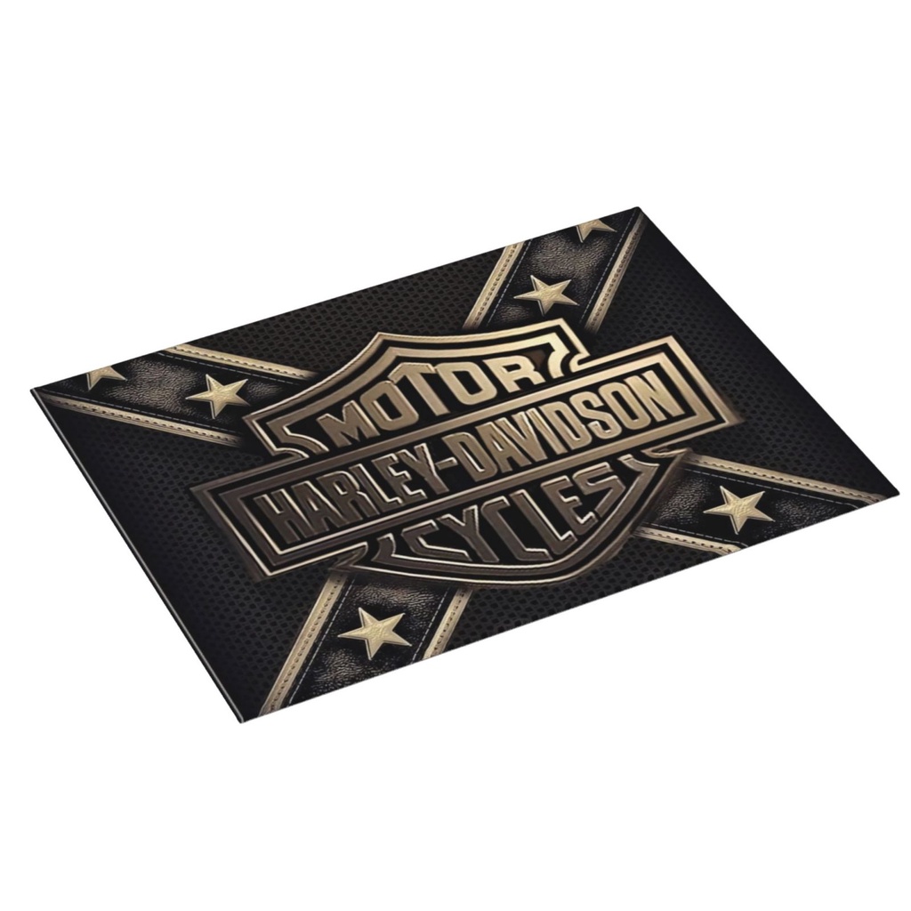 Harley Davidson Tấm Lót Chén Dĩa Bằng Sợi microfiber Thấm Hút Nước 18 X 24 inch Đa Ứng Dụng