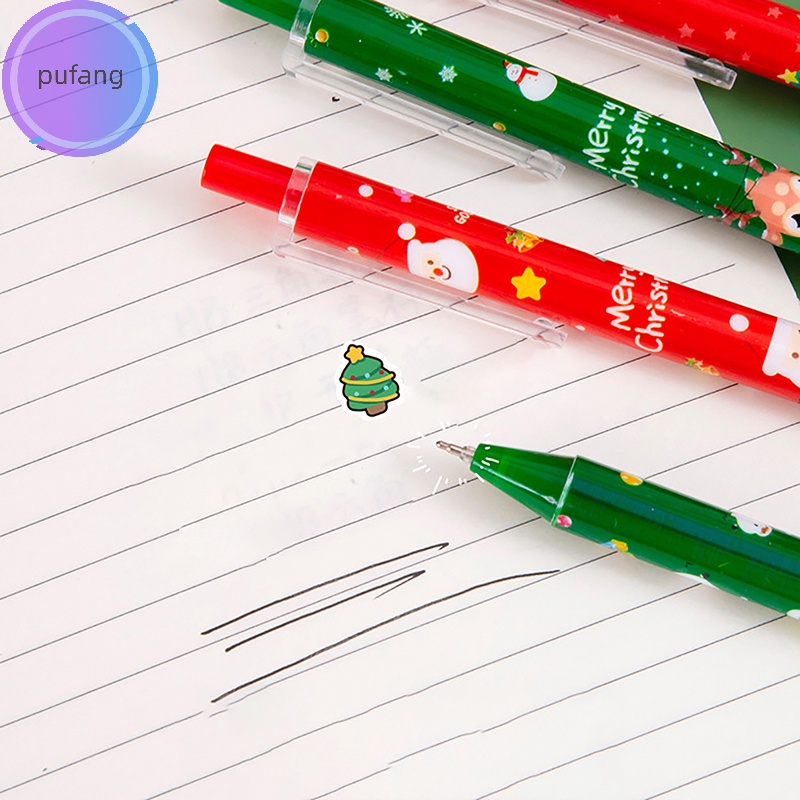 Bút Mực gel Ngòi 0.5mm Họa Tiết Giáng Sinh Dễ Thương