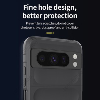 Shockproof Case For Google Pixel 8 Pro 5G Pixel8 Pixel8Pro Soft Flexible Silicone TPU Bumper Phone Cover Back Casing Armor Airbag Camera Protective Case Cover