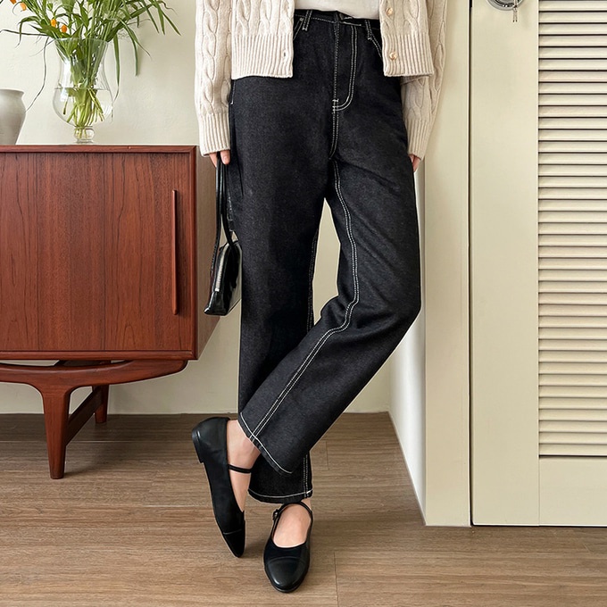 Giày maryjane Đế Bằng Hai Tông Màu   heizle]