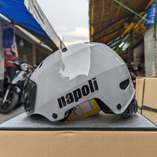 Mũ bảo hiểm nửa đầu Napoli Kiểu Dáng P05 thể thao- Bảo Hành Chính Hãng 12 Tháng