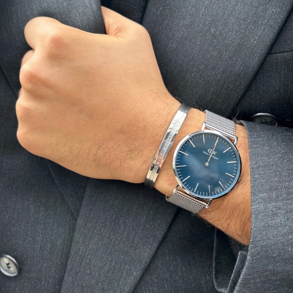 Đồng hồ Nam Classic Petite Dây Mesh 40mm - Danielwatchstore .