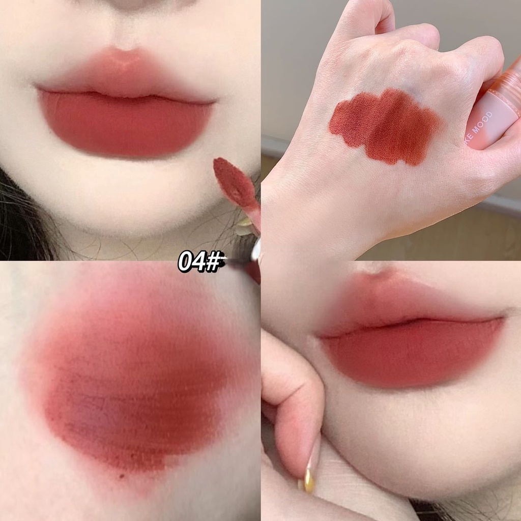 Son Môi Dạng Lỏng Chống Dính Lâu Trôi Màu Nhung Lì Quyến Rũ