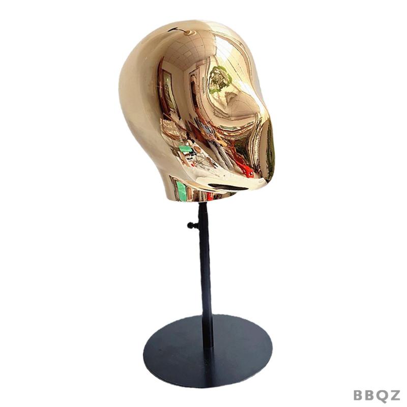 Đầu Ma Nơ Canh Kim Loại 40cm - 53cm Trưng Bày Mũ Đa Năng