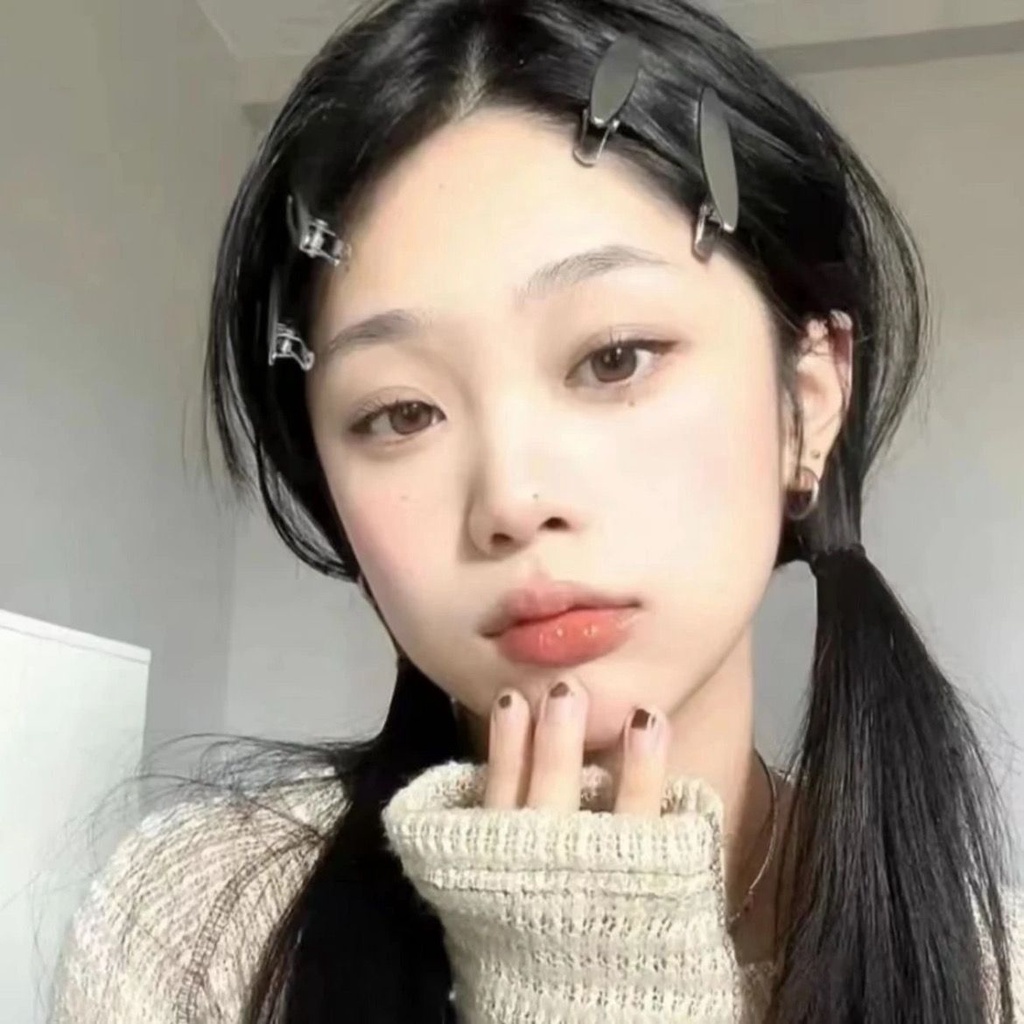 Kẹp Tóc Kim Loại Dễ Thương Phong Cách Hàn Quốc